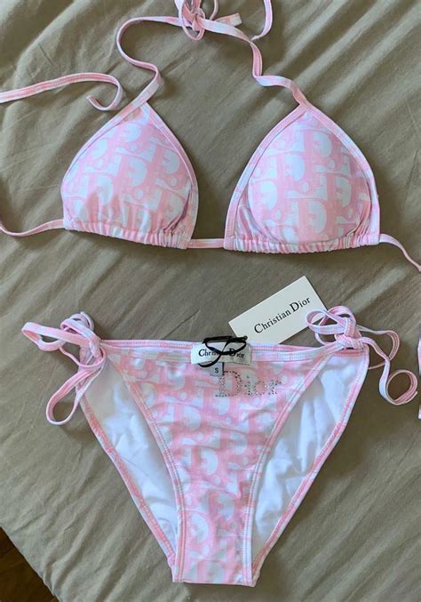 baby pink dior bikini|vintage christian dior swimsuits.